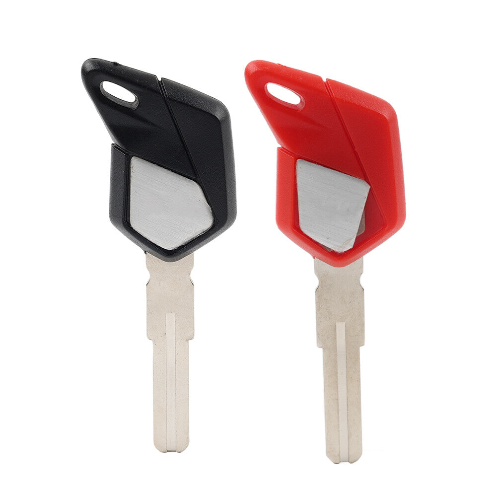 Uncut Blade Blank Keys 2pcs Fit For MV Agusta F4 1000 Brutale 920 990 1090