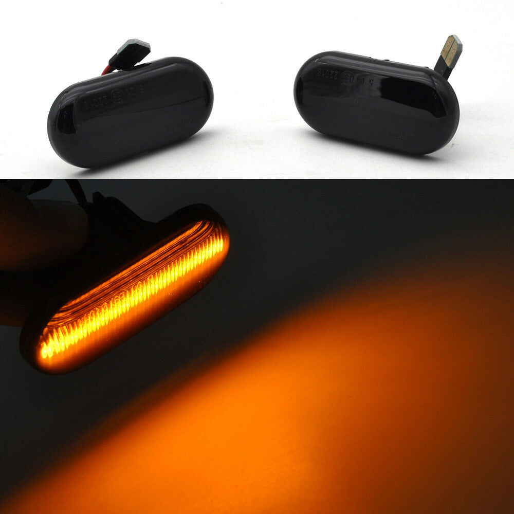 2 Dynamic Sequential LED Side signal Light for Nissan Note Pathfinder Qashqai