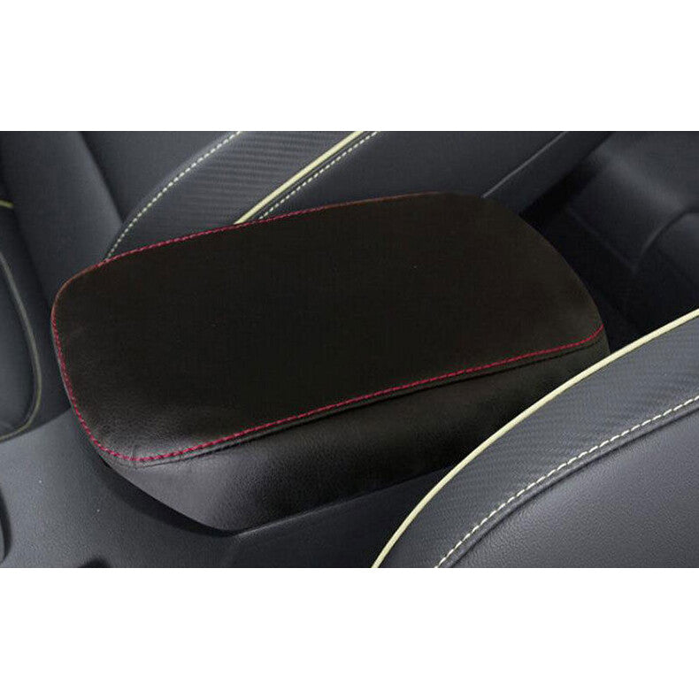 for Hyundai Kona 2018-2023 Black PU Central Console Armrest Box Trim Holster