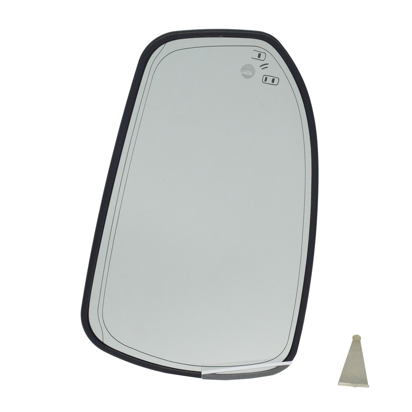 Left-side mirror with blind spot monitor and heating for Ford Fusion 2013 - 2020