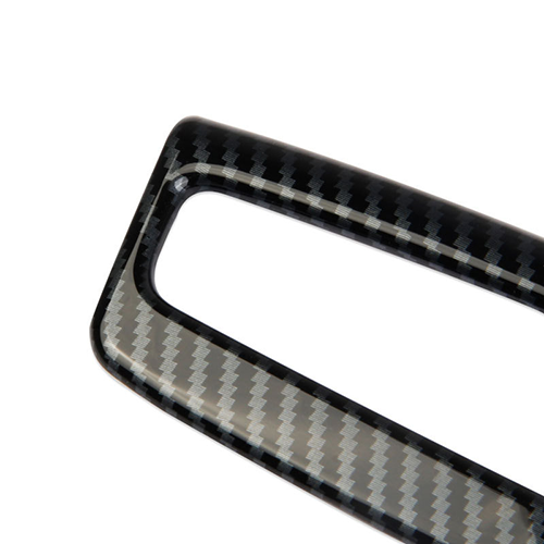 For 2022-23 for Hyundai Santa Cruz Carbon Fiber Armrest Button Panel Cover Trim