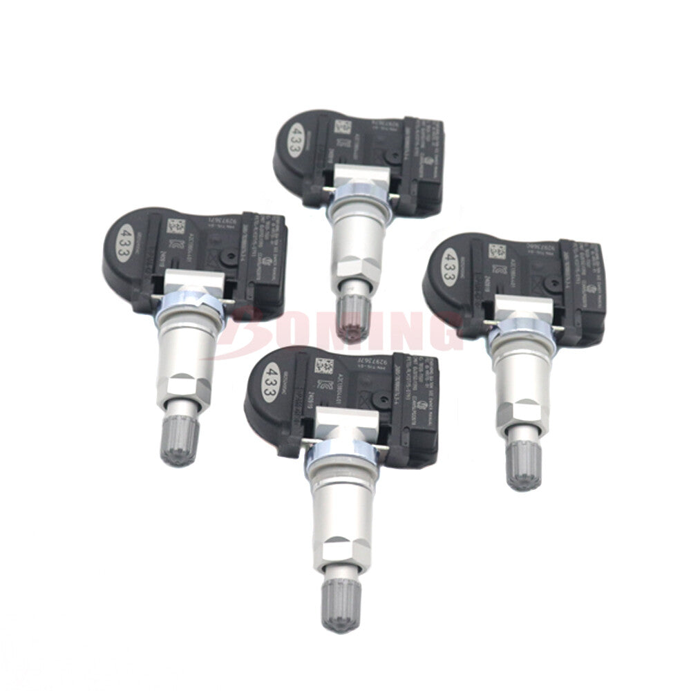 4-pack of new tire pressure sensors (TPMS) for Jeep Doorge Cherokee 433MHz 68252495AC
