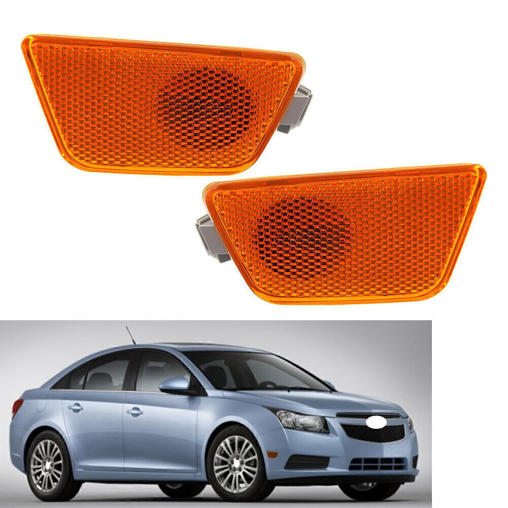 For 2011-2015 2012 for Chevrolet for Chevy for Cruze Side Marker Light Turn Signal Lamp 2x