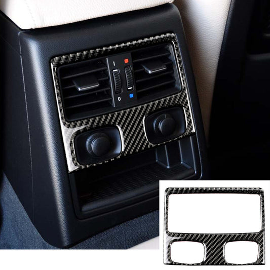 Carbon Fiber Rear AC Air Vent Outlet Panel Trim for BMW 3 Series E90 E92 2005-12