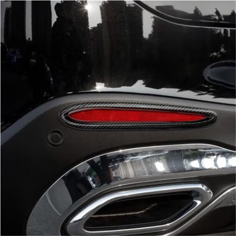 Carbon Fiber Rear Fog Lamp Light Cover Trim for Mercedes-Benz GLC 260 300 2023