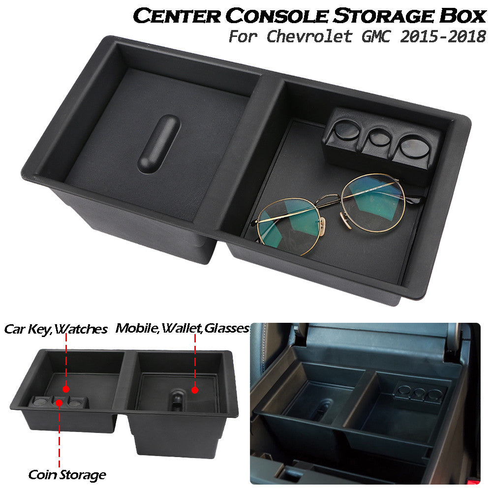Suitable for Chevrolet Suburban center console storage tray 15-18
