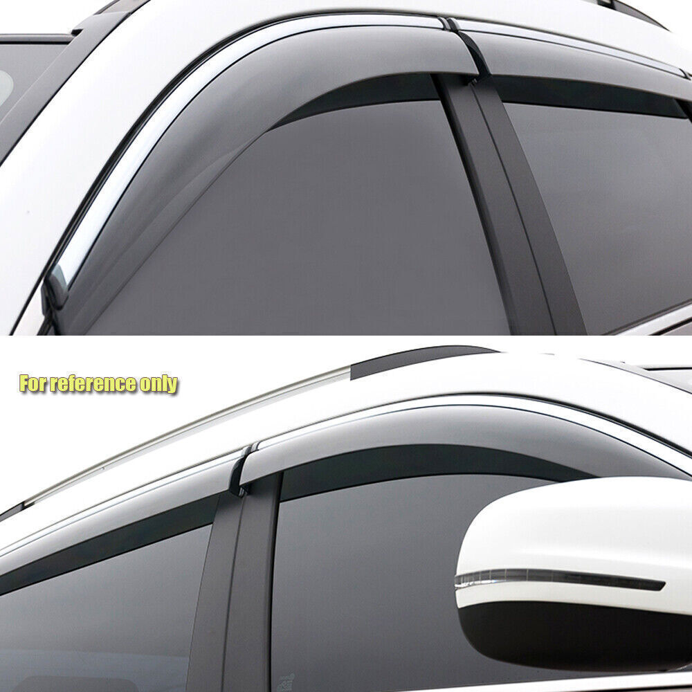 for Nissan Rogue 2021-2024 Car Window Wind Visors Sun Rain Guard Vent Deflectors
