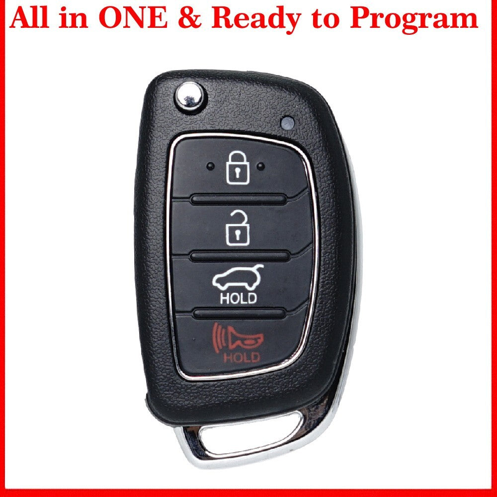 Compatible with 2014-2017 for Hyundai Sonata keyless entry remote car key chain TQ8-RKE-4F16(H220)