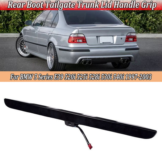 Boot-shaped trunk lid handle with key button for BMW 5 Series E39 51138185790