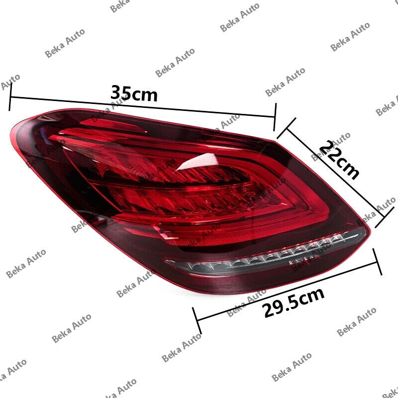 One pair of for Mercedes-Benz C-Class W205 C180 C200 2019/2020 LHRH LED taillights