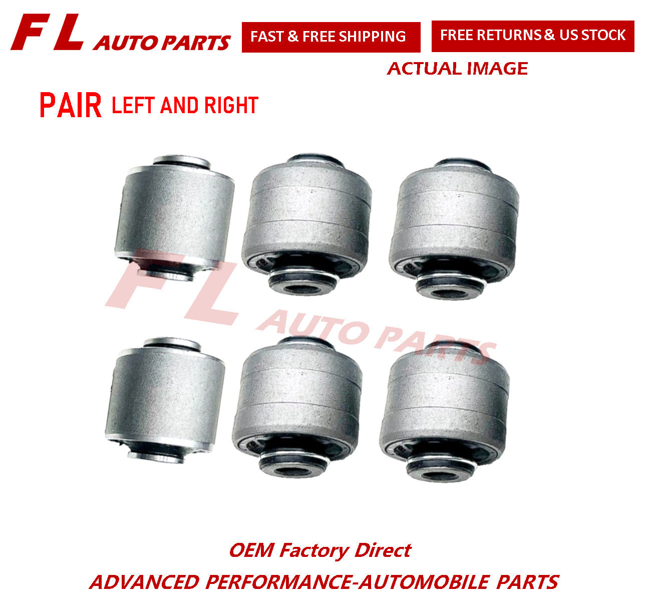 For 2014-2023 for Jeep Cherokee Suspension Knuckle Bush Kit 5090072AD 5090095AC PAIR