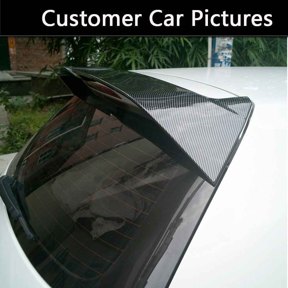 for VW for GOLF 7 MK7 MK7.5 GTI R 2014-2018 Carbon Fiber Rear Roof Spoiler Top Wing