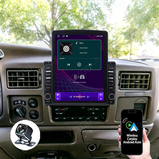 Android Auto Carplay for Ford Excursion 2000-2005 Car Stereo Radio GPS Screen BT