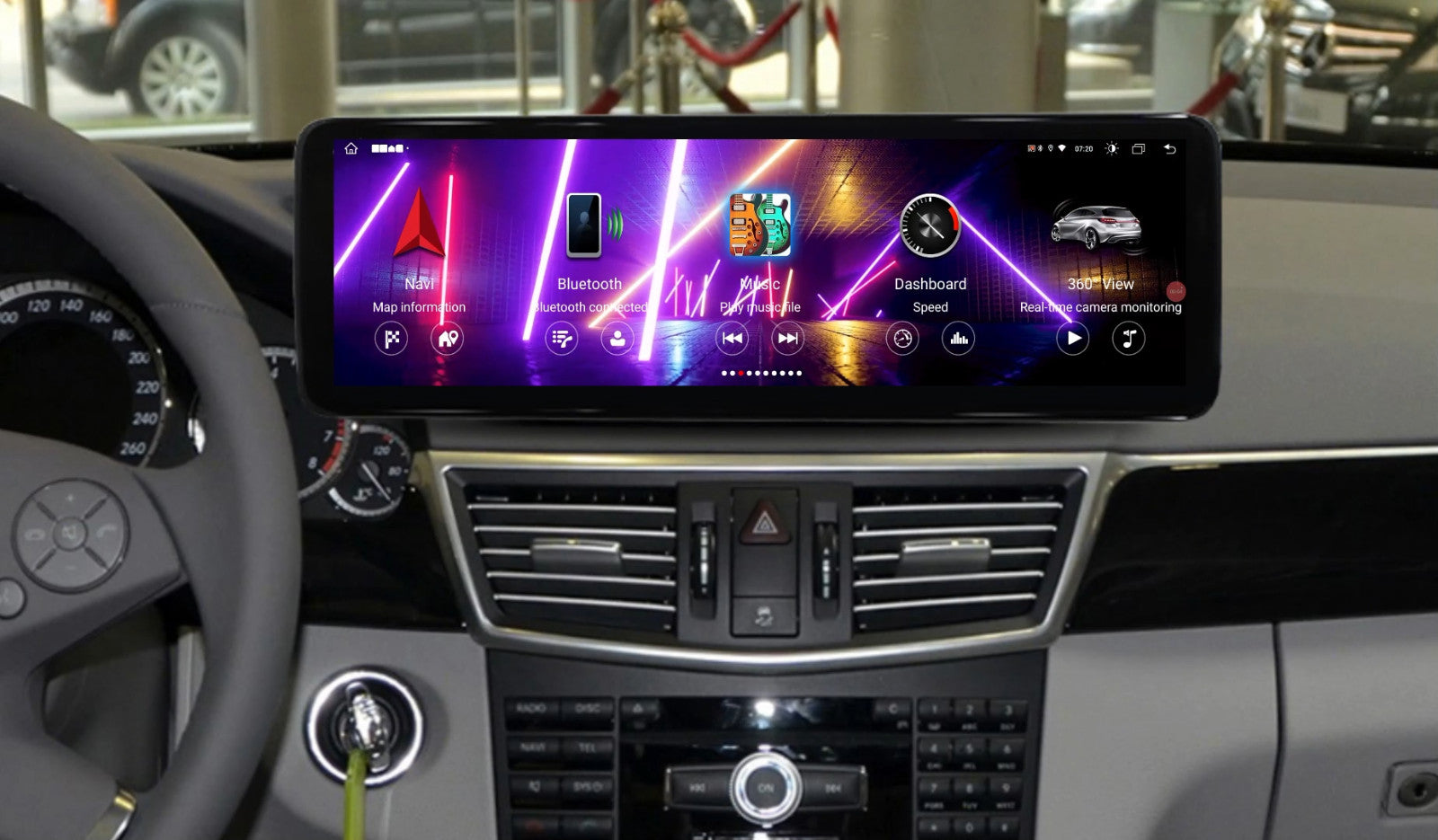 14.9 CarPlay Car Radio for Mercedes for Benz E-Class W212 S212 2009-2012 GPS Stereo