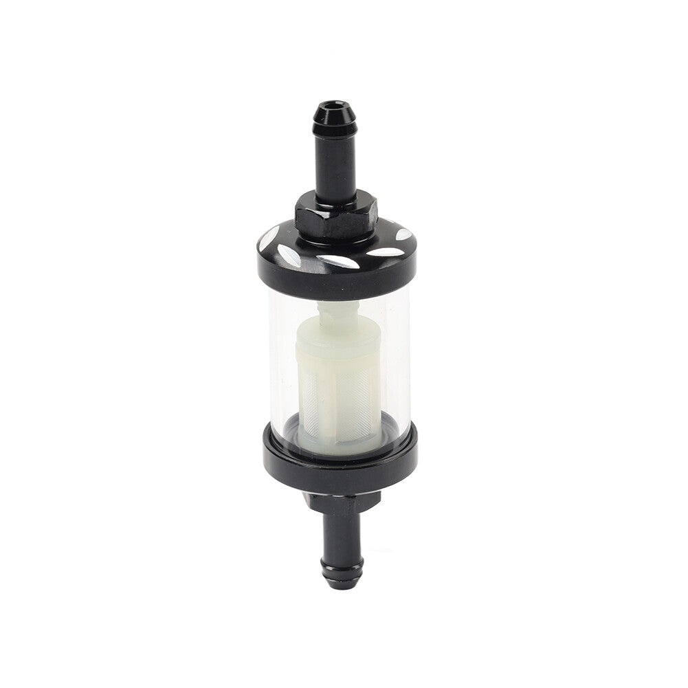 8MM 5/16 Inline Reusable Motorcycle Gas Fuel Filter Universal