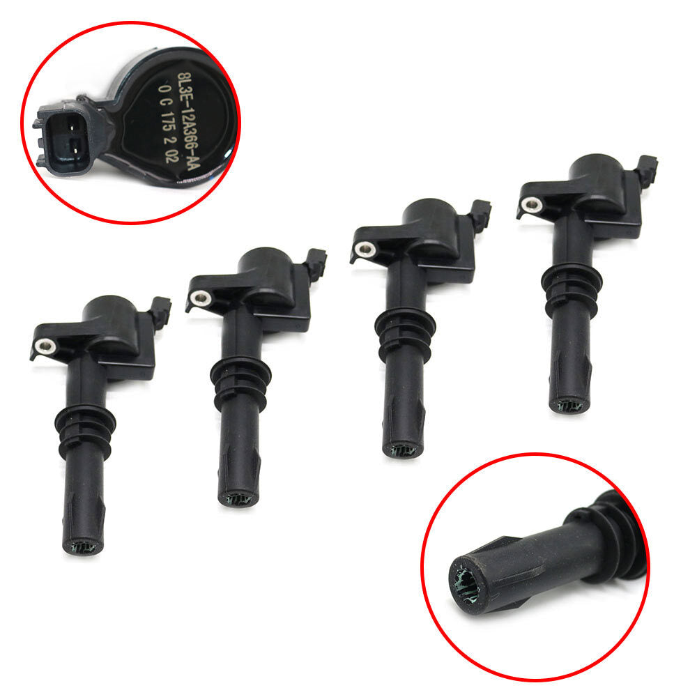 4-pack DG521 8L3Z12029A ignition coils for Ford F150 Expedition 4.6L 8L3E-12A366-AA
