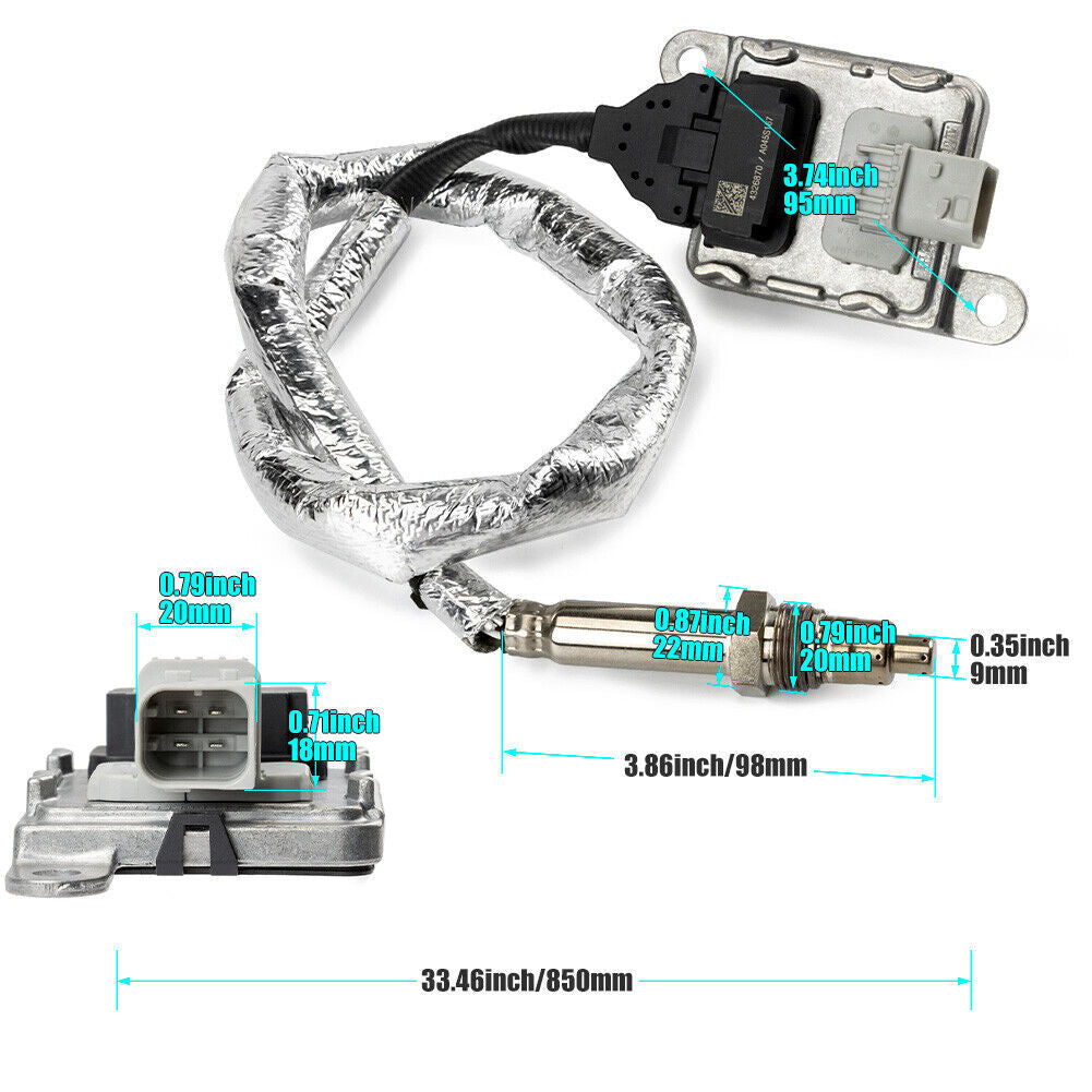2Pcs Downstream Left+Right Oxygen O2 Sensor for 2015-2019 for Infiniti QX60 V6 3.5L
