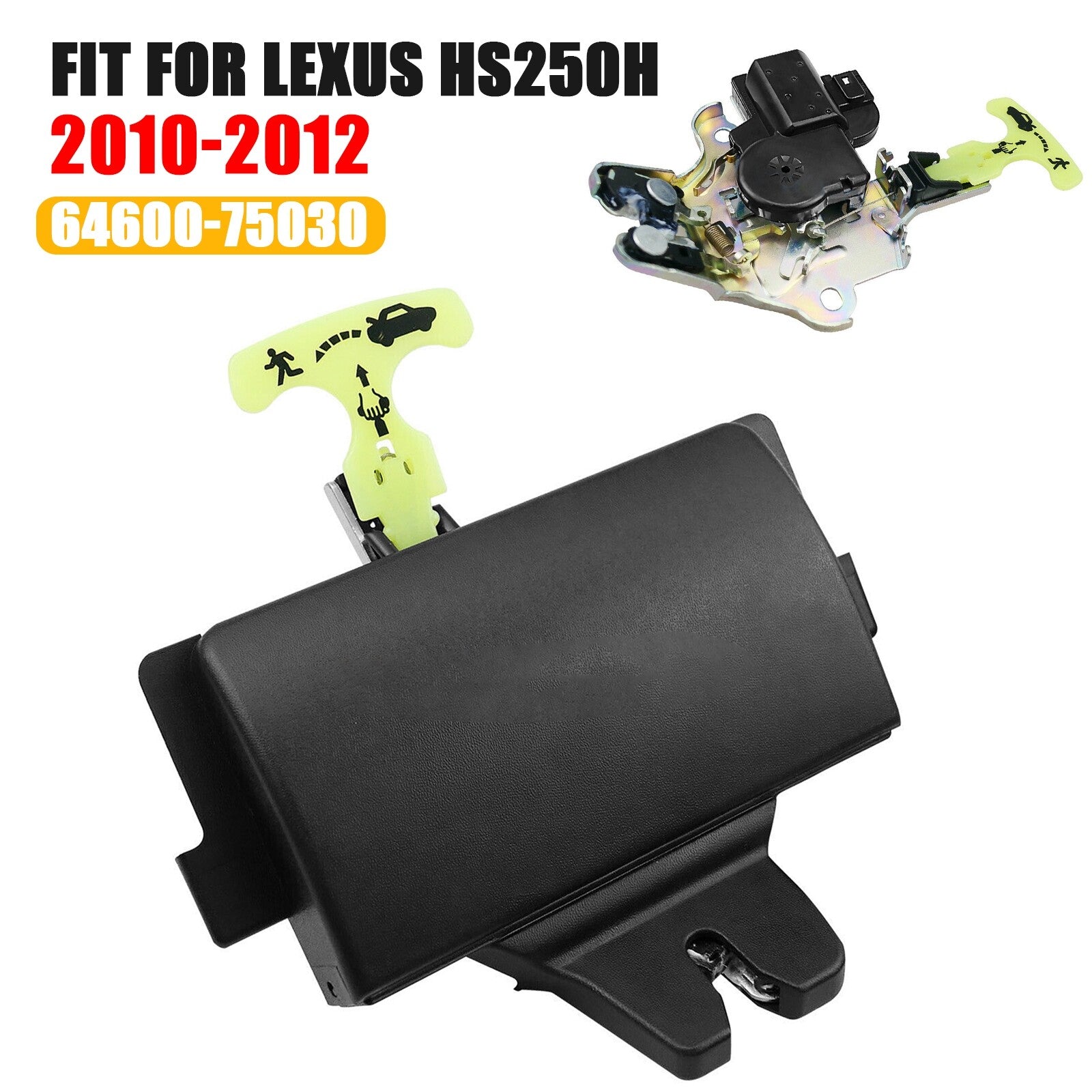 fit for Lexus HS250h 2010-2012 Trunk Lock Actuator Motor Replacement 64600-75030 MT