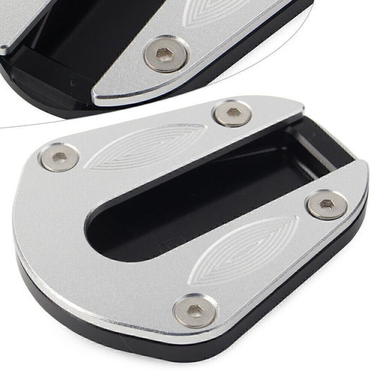 For BENELLI TRK 502 Black Support Foot Side Stand Enlarger Plate Kickstand Pad