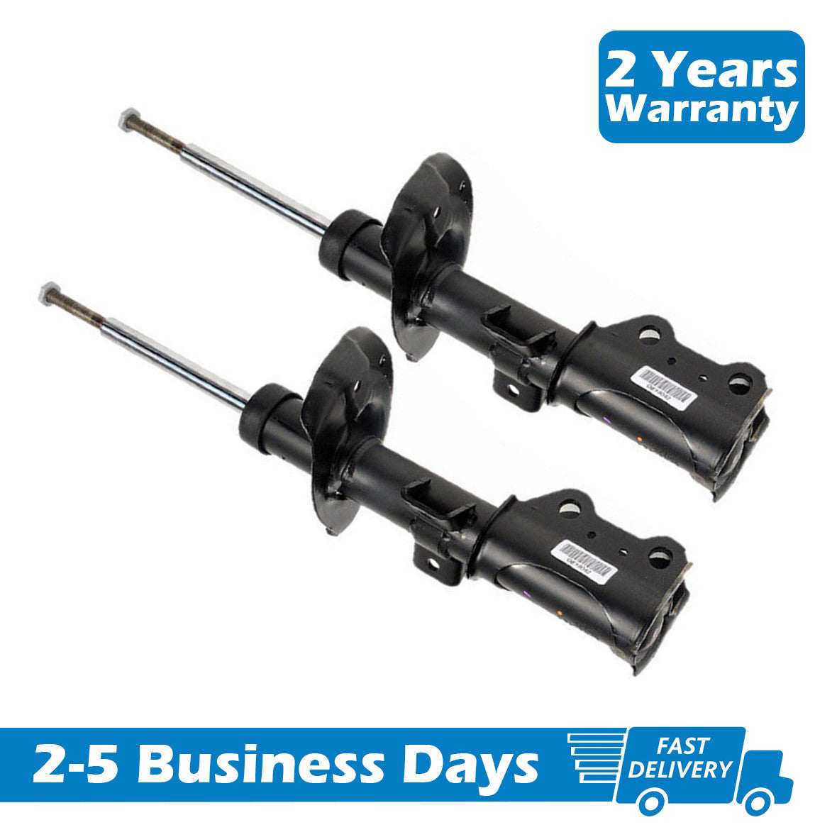 Two front shock absorbers for Cadillac SRX 2010-2017 and for Saab 9-4X 2011 (model number 20884459)