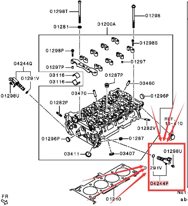 Oil Feeder Control Valve fits for Mitsubishi Outlander 2.4 Lancer 2.0 2.4