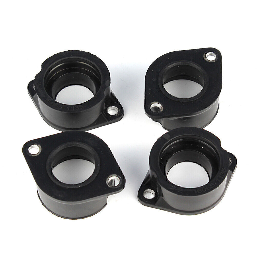 4X Carb Carburetor Intake Manifold Boots for Kawasaki KZ1000K1/K2 LTD 1981-1982