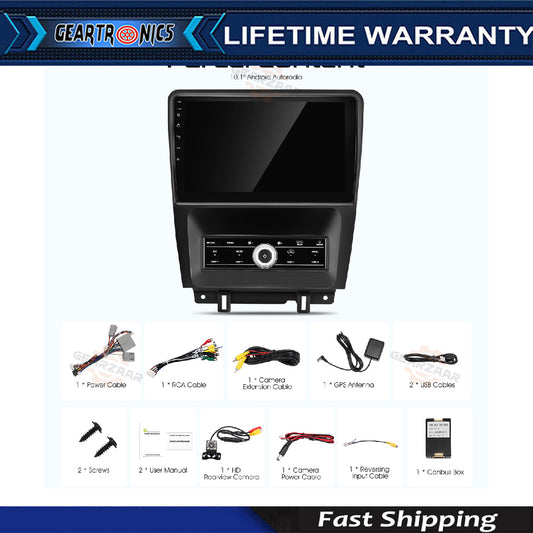 Android 12 Car Stereo Radio GPS Navi Apple CarPlay For 2010-14 for Ford for Mustang KY