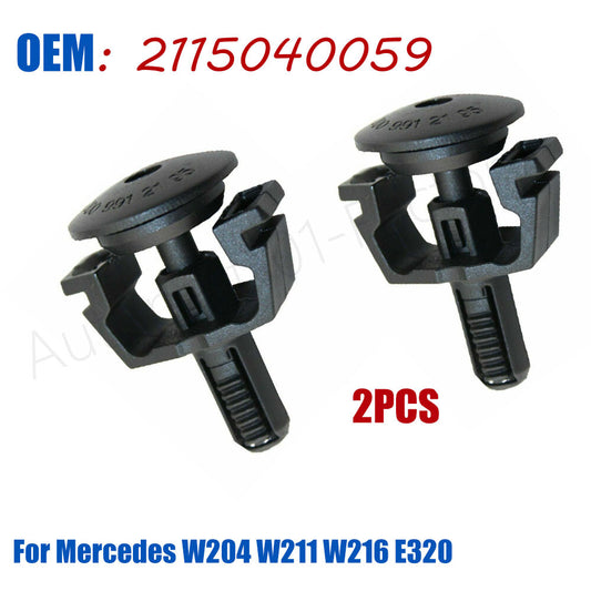 2pcs Radiator Holder Clip Mount Bracket for Mercedes-Benz W204 W211 W216 E320