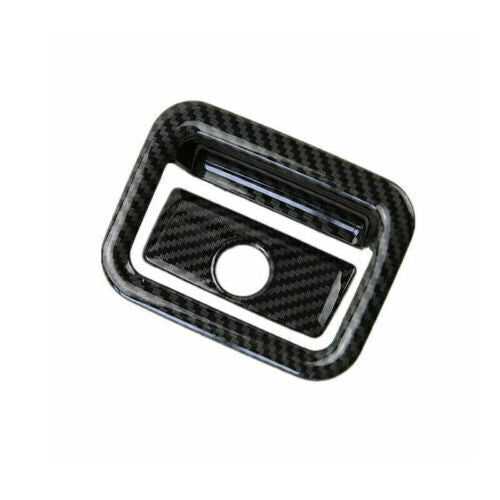 for Toyota for Camry 2018-23 for Co -Pilot Storage Box Handle Carbon Fiber Cover Trim