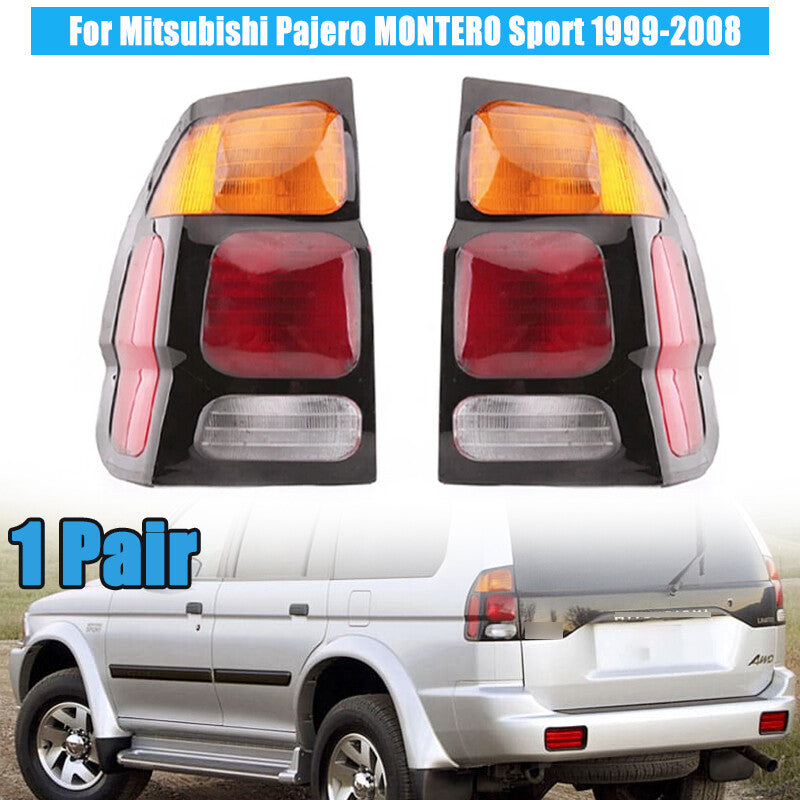1 Pair Tail Light Lamp for Mitsubishi PAJERO Shogun Montero Sport 2000-2006