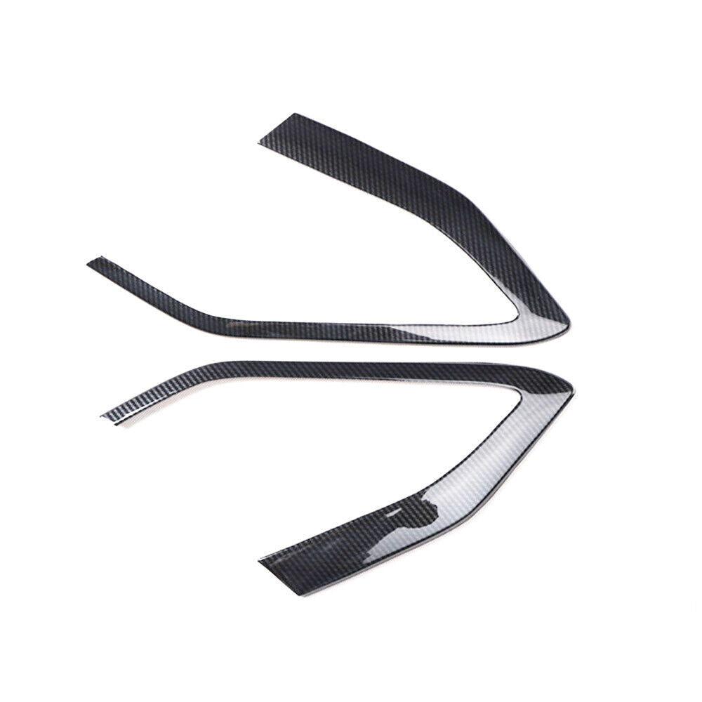 Inner Gear Shift Both Side Cover Trim 2PCS for Audi Q2L 2018-2021 Carbon Fiber