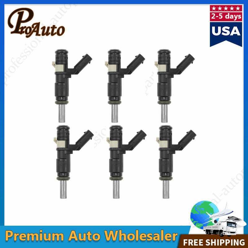 6PCS Fuel Injectors A2720780249 for Mercedes-Benz E350 R350 S400 3.5L V6