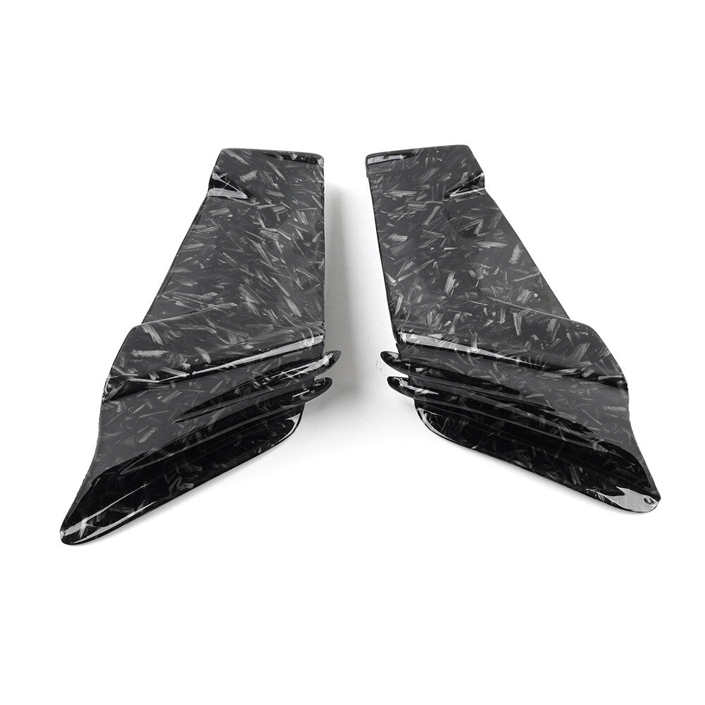 Side Spoiler Fixed Wind Winglets Aerodynamic Forged Pattern For RS660