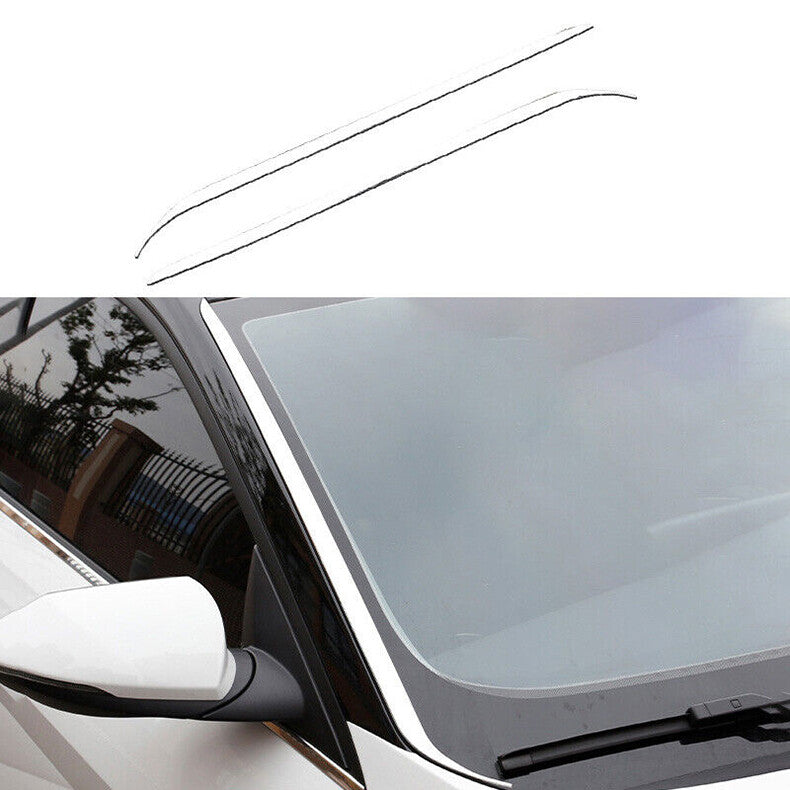 for Hyundai for Elantra 2021-2023 Stainless A-Pillar Panel Windshield Molding Trim