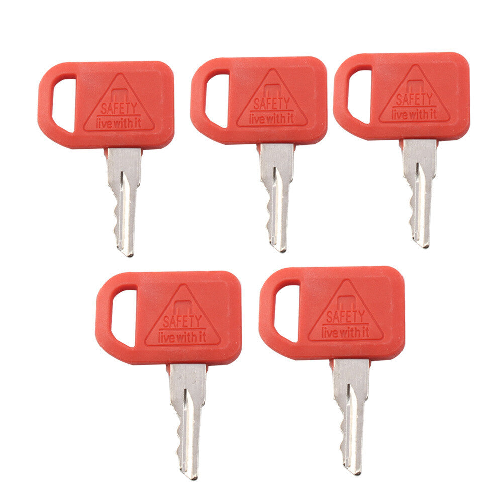 5pcs Keys For Skid-Steer Loader 260 280 CT332 323D Skid-Steer Log 240