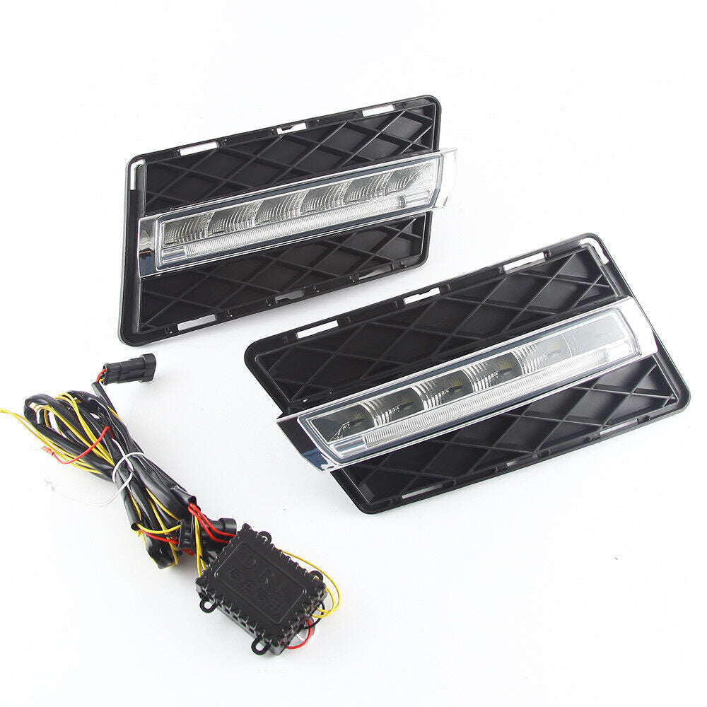 for Benz GLK 300-500 W204 2008-2012 LED DRL Daytime Running Light Drive Fog Lamp