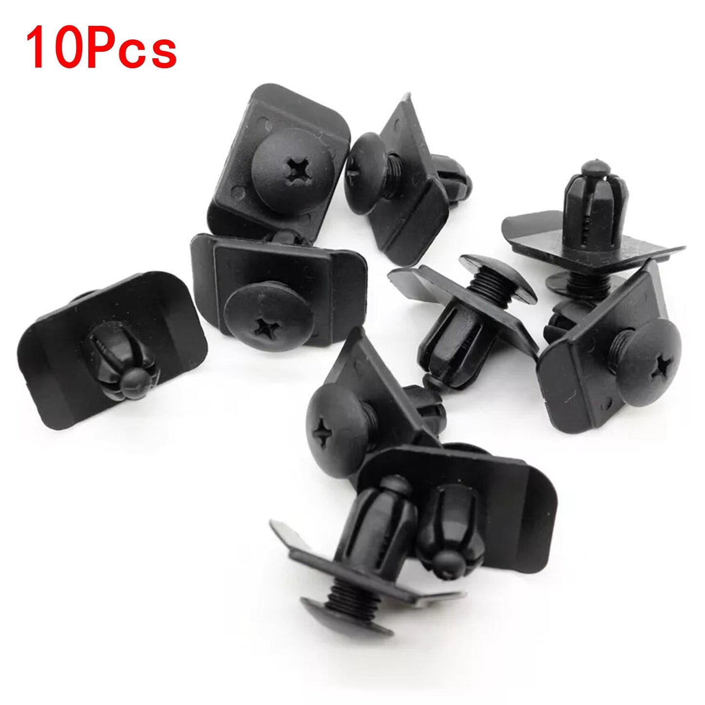 10 Bumper Clips Nylon Push Type Retainer Fastener for Mazda for Kia BF6750033