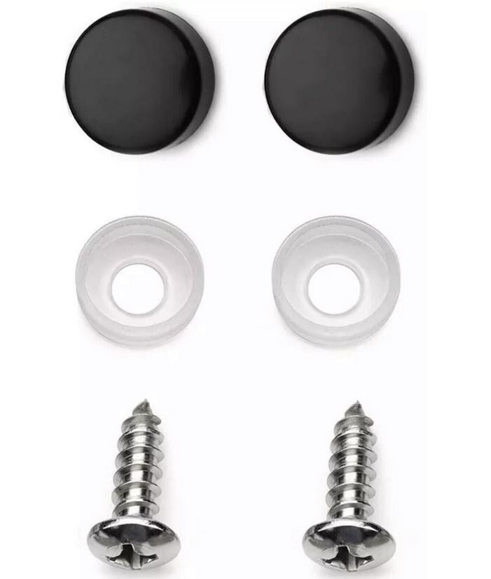 Car license plate frame cover hood cap trunk black American flag for Chevrolet 1x