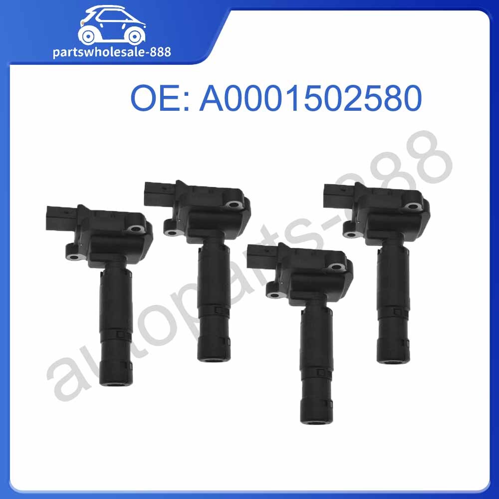 A0001502580 4PCS Ignition Coil for Mercedes-Benz C250 SLK250 2012-2015
