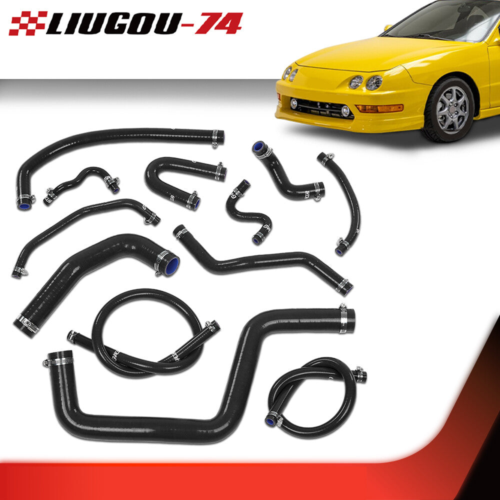 new black silicone radiator hoses suitable for Honda for Acura Integra DB7 DC4 RS LS GS SE