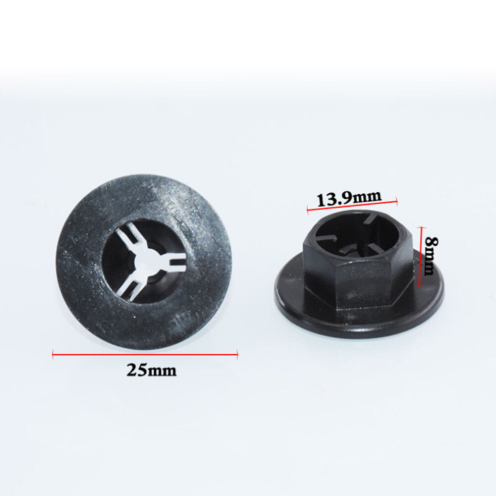 10 Car Bumper Fender Panel Screw Nut Retainer Clips for Mazda