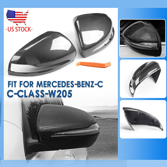 Carbon fiber rearview mirror cover LHD suitable for Mercedes-Benz W205 W222 W213