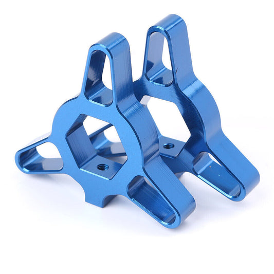 Preload Adjusters Universal Blue Motorcycle 14mm CNC Aluminum Fork 2PCS UK