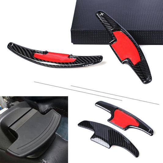 Real Carbon Fiber Car Steering Wheel Shift Paddle Extension Fit 2017 CR-V for CIVIC