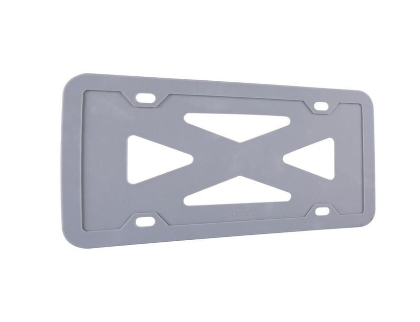 1 piece of car license plate frame cover cap, trunk gray silicone, suitable for Mazda