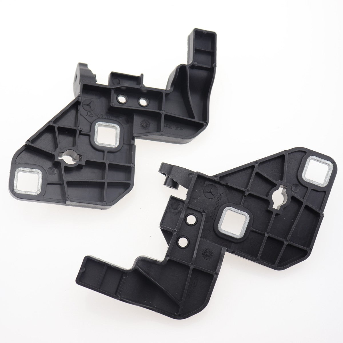 2536201800 is compatible with for Mercedes GLC300 Radiator, supporting headlight brackets (right +, left -).