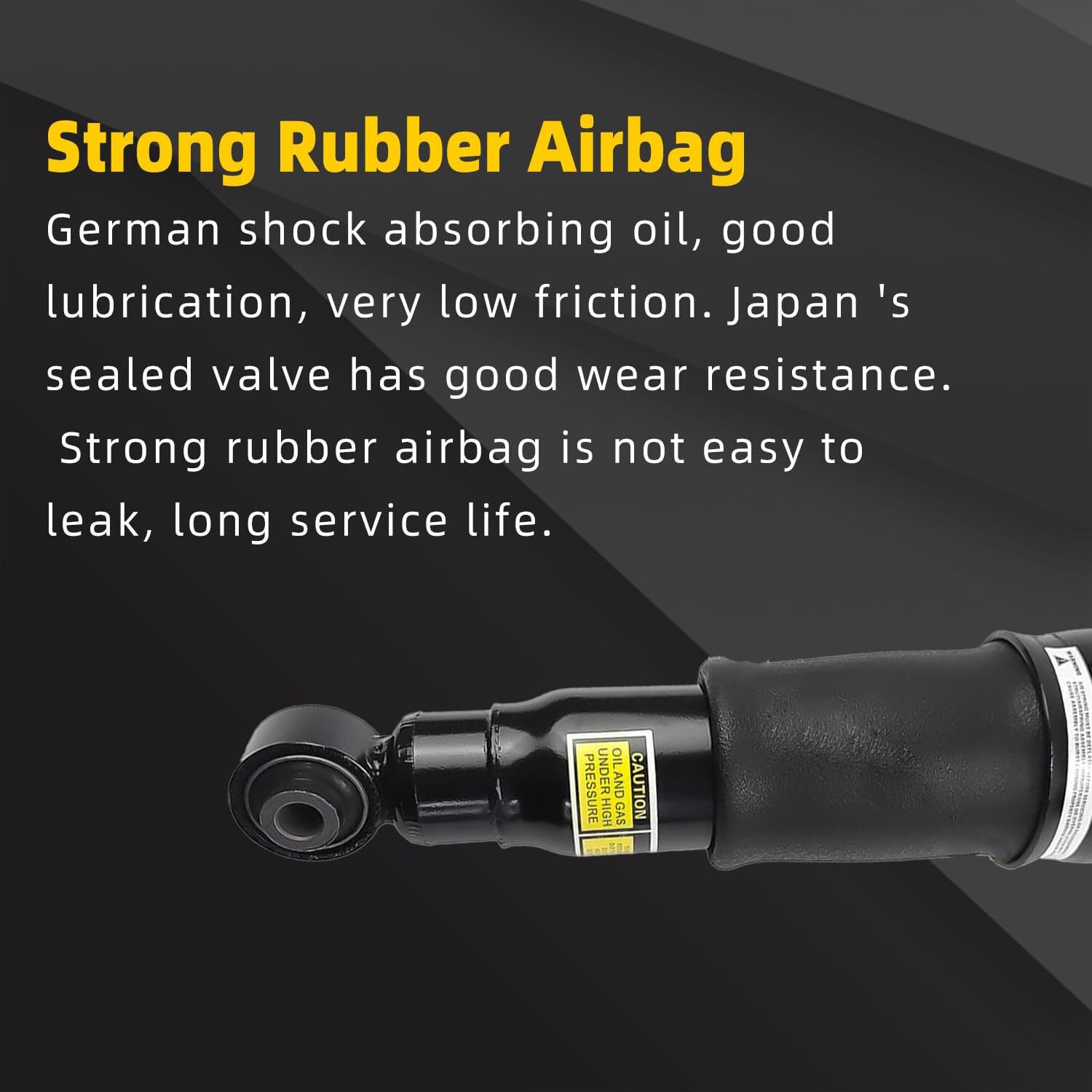 2-piece front left shock absorber assembly for BMW X5, X6, E70, E71 xDrive 07-14