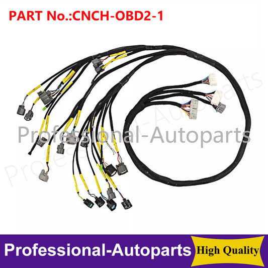 CNCHOBD21 Hidden Engine Wiring Harness Replacement Part for Civic Integra B16 B18 D16