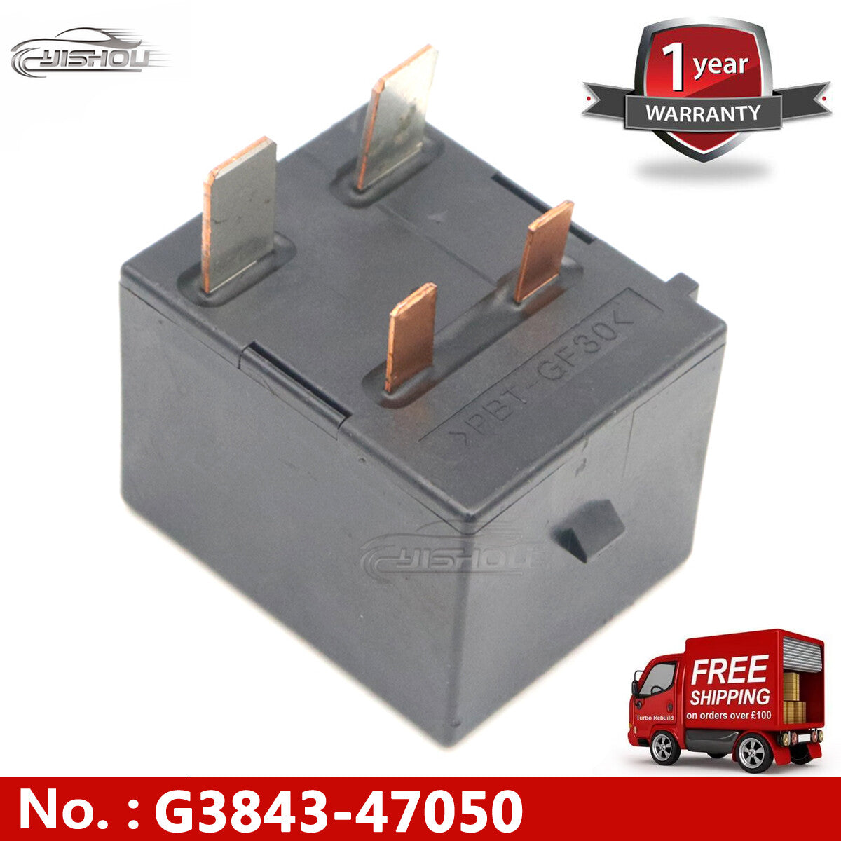 new, compressor relay G3843-47050, suitable for Toyota G384347050.