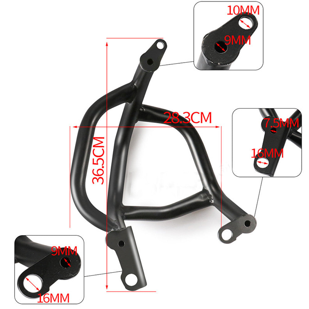 Black Engine Guard Bumper Crash Bars Protect for Honda CB650R CB650 R 2019-2021